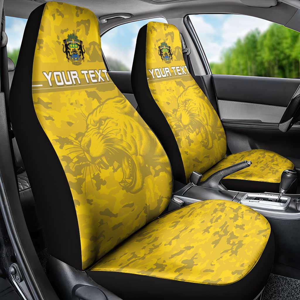 Custom Gabon Football Car Seat Cover Go Les Pantheres