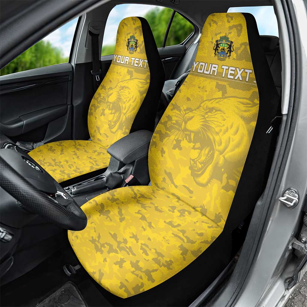 Custom Gabon Football Car Seat Cover Go Les Pantheres