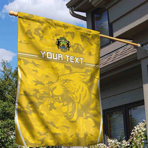 Custom Gabon Football Garden Flag Go Les Pantheres
