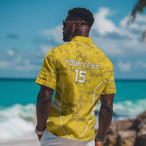Custom Gabon Football Hawaiian Shirt Go Les Pantheres