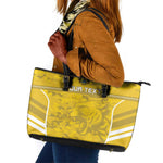 Custom Gabon Football Leather Tote Bag Go Les Pantheres