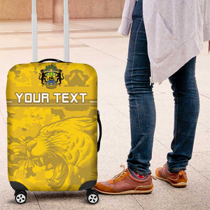 Custom Gabon Football Luggage Cover Go Les Pantheres