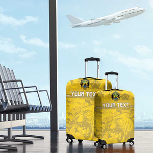 Custom Gabon Football Luggage Cover Go Les Pantheres