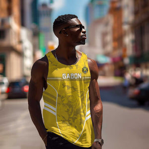 Custom Gabon Football Men Tank Top Go Les Pantheres