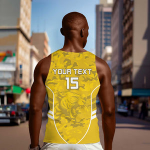 Custom Gabon Football Men Tank Top Go Les Pantheres