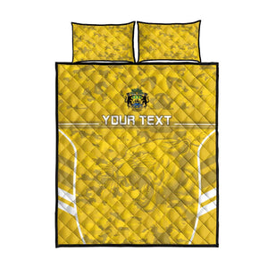 Custom Gabon Football Quilt Bed Set Go Les Pantheres