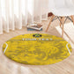 Custom Gabon Football Round Carpet Go Les Pantheres