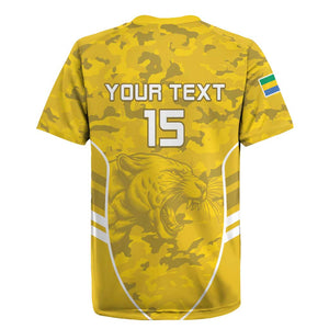 Custom Gabon Football Rugby Jersey Go Les Pantheres