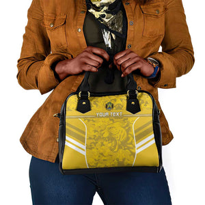 Custom Gabon Football Shoulder Handbag Go Les Pantheres