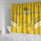 Custom Gabon Football Shower Curtain Go Les Pantheres