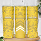 Custom Gabon Football Skinny Tumbler Go Les Pantheres