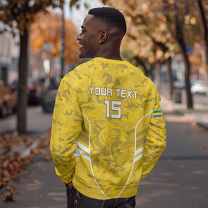 Custom Gabon Football Sweatshirt Go Les Pantheres
