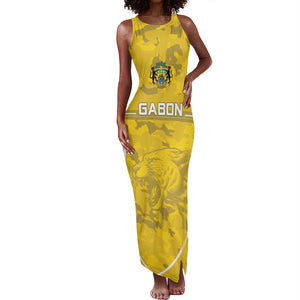 Custom Gabon Football Tank Maxi Dress Go Les Pantheres
