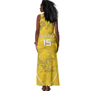 Custom Gabon Football Tank Maxi Dress Go Les Pantheres