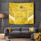 Custom Gabon Football Tapestry Go Les Pantheres