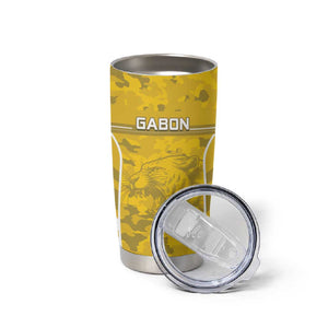Custom Gabon Football Tumbler Cup Go Les Pantheres