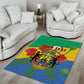 Personalised Afro Gabon Area Rug Gabonese Union Travail and Justice