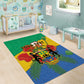 Personalised Afro Gabon Area Rug Gabonese Union Travail and Justice