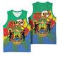 Personalised Afro Gabon Basketball Jersey Gabonese Union Travail and Justice - African Pride