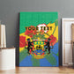 Personalised Afro Gabon Canvas Wall Art Gabonese Union Travail and Justice