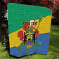 Personalised Afro Gabon Quilt Gabonese Union Travail and Justice