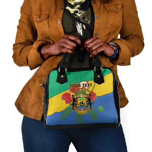 Personalised Afro Gabon Shoulder Handbag Gabonese Union Travail and Justice