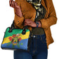 Personalised Afro Gabon Shoulder Handbag Gabonese Union Travail and Justice
