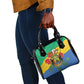 Personalised Afro Gabon Shoulder Handbag Gabonese Union Travail and Justice