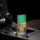 Personalised Afro Gabon Skinny Tumbler Gabonese Union Travail and Justice