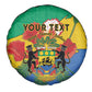 Personalised Afro Gabon Spare Tire Cover Gabonese Union Travail and Justice