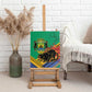 Afro Gabon Canvas Wall Art Black Panther With Coat Of Arms