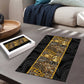 African Tribal Heritage Puzzle Black Gold Pattern