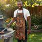 African Tribal Heritage Apron Earth Tone Pattern