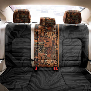 African Tribal Heritage Back Car Seat Cover Earth Tone Pattern
