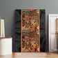 African Tribal Heritage Canvas Wall Art Earth Tone Pattern