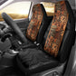 African Tribal Heritage Car Seat Cover Earth Tone Pattern