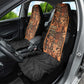 African Tribal Heritage Car Seat Cover Earth Tone Pattern