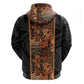 African Tribal Heritage Hoodie Earth Tone Pattern