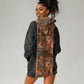 African Tribal Heritage Hoodie Dress Earth Tone Pattern