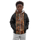 African Tribal Heritage Kid Hoodie Earth Tone Pattern