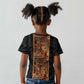 African Tribal Heritage Kid T shirt Earth Tone Pattern