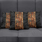 African Tribal Heritage Pillow Cover Earth Tone Pattern