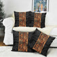 African Tribal Heritage Pillow Cover Earth Tone Pattern