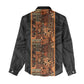 African Tribal Heritage Women Casual Shirt Earth Tone Pattern