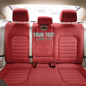 Custom Morocco Football Back Car Seat Cover Allez les Lions de lAtlas