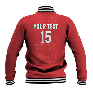 Custom Morocco Football Baseball Jacket Allez les Lions de lAtlas