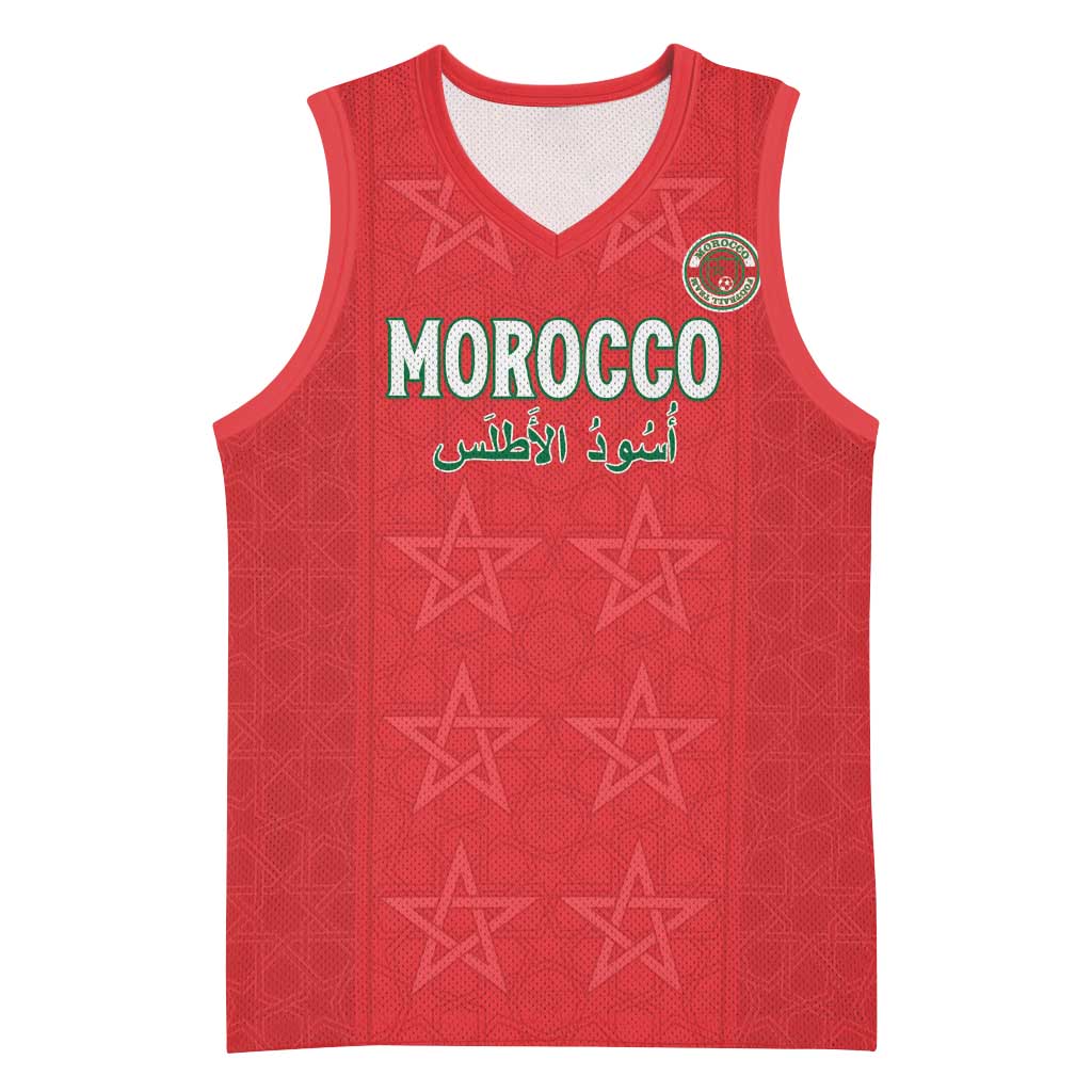 Custom Morocco Football Basketball Jersey Allez les Lions de lAtlas - African Pride