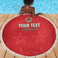 Custom Morocco Football Beach Blanket Allez les Lions de lAtlas