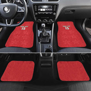 Custom Morocco Football Car Mats Allez les Lions de lAtlas