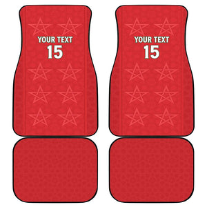 Custom Morocco Football Car Mats Allez les Lions de lAtlas